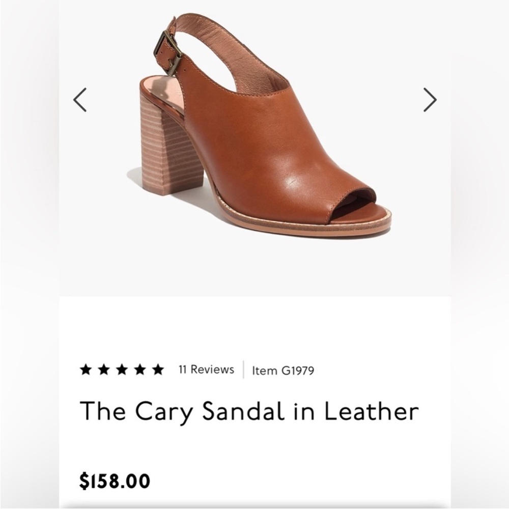 Madewell The Cary Leather Sandal